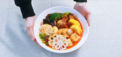 青蔬捞烫