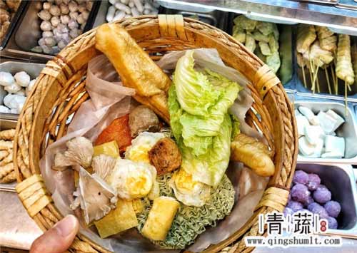 青蔬捞烫
